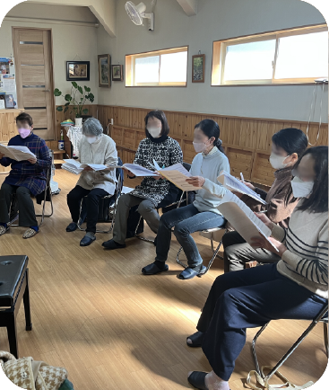 高倉チャペルで開催している一般教室・女声合唱