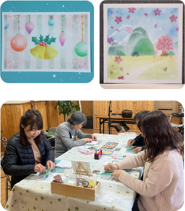 高倉チャペルで開催している一般教室・パアステルアート